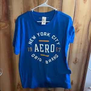 This is a blue Aeropostale t-shirt.